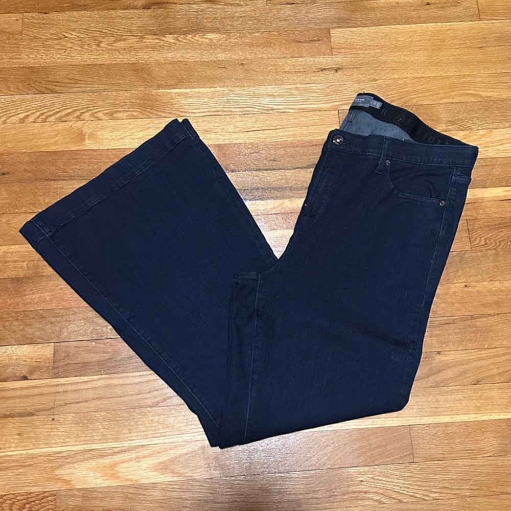 Torrid Blue Flare Wide Leg Jeans